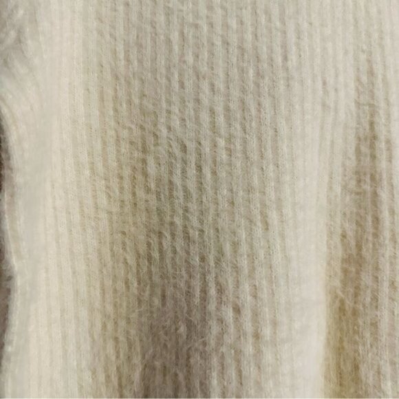 Fornia los angeles crop ivory hoodie sweatshirt size small - Picture 11 of 13